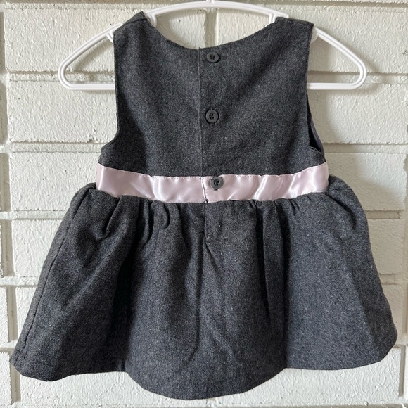 Calvin Klein Gray And Pink Bow Dress - Picture 2 of 5